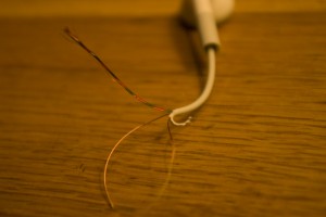 rightbud What is that red/green twist and what is it doing in my right earbud?!