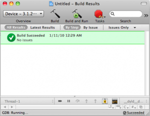 Screen shot 2010-01-11 at 12.30.31 AM Debugging on device. Freaking finally.