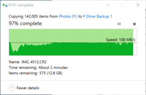 Fast NTFS transfer